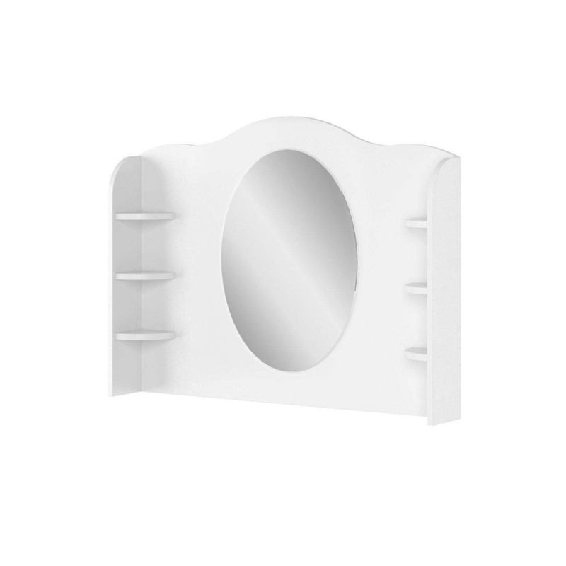 Story SO06 Desk Hutch with Mirror White Matt 94cm by Arthauss